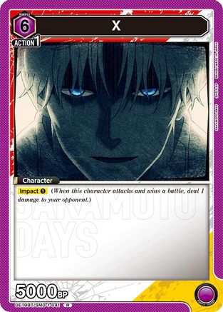 X (UE19BT/SMD-1-041) - UE19BT SAKAMOTO DAYS Foil - Card Brawlers