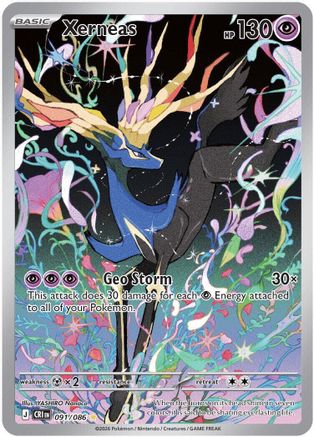 Xerneas (091/086) - Holofoil [ME04 Chaos Rising] - Card Brawlers