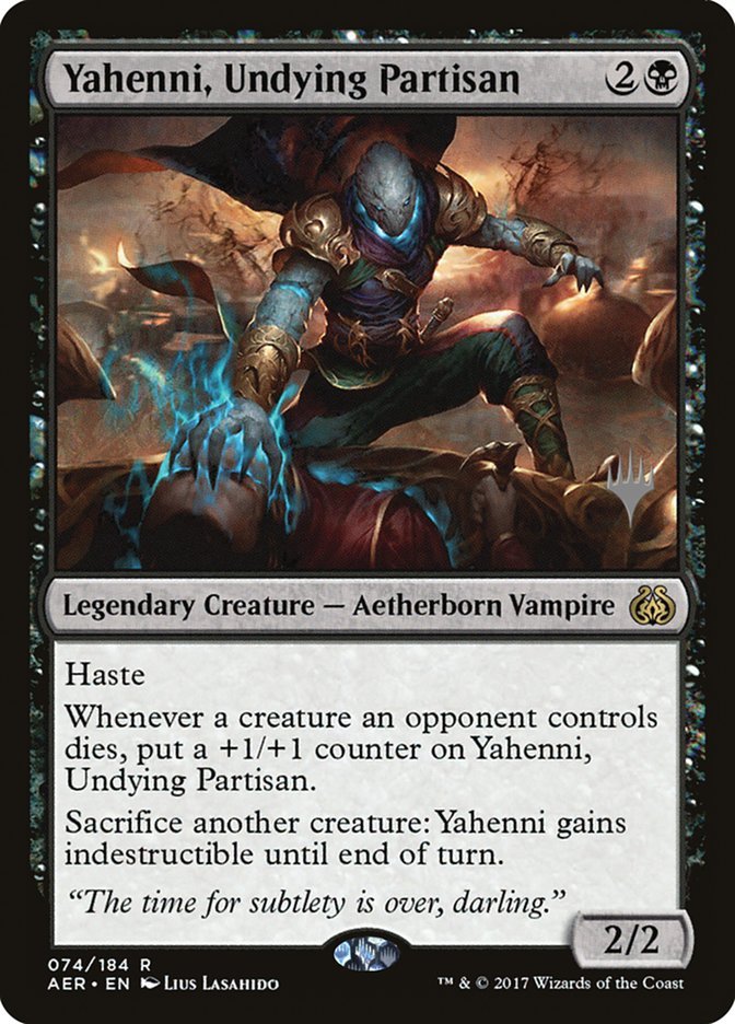 Yahenni, Undying Partisan (Promo Pack) [Aether Revolt Promos] - Card Brawlers