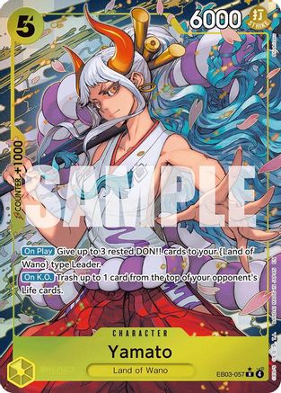 Yamato (Alternate Art) (EB03-057) - Extra Booster: One Piece Heroines Edition Foil - Card Brawlers