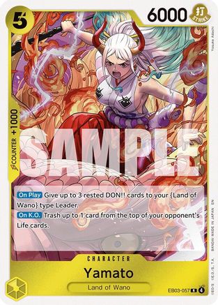 Yamato (EB03-057) - Extra Booster: One Piece Heroines Edition Foil - Card Brawlers