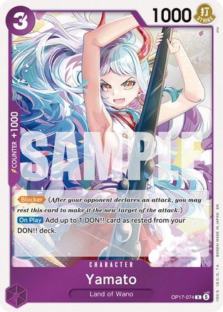 Yamato (OP17-074) - The World's Strongest Warriors Foil - Card Brawlers