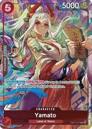 Yamato (Premium Card Collection -Best Selection Vol. 4-) (EB01-007) - One Piece Promotion Cards Foil - Card Brawlers