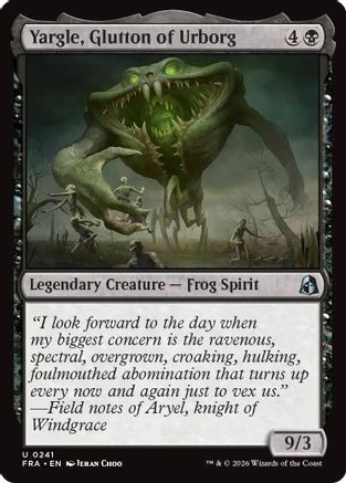Yargle, Glutton of Urborg (FRA-241) - Reality Fracture Foil - Card Brawlers