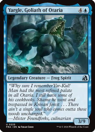 Yargle, Goliath of Otaria (FRA-225) - Reality Fracture - Card Brawlers