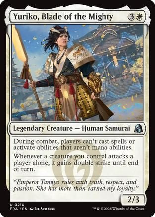 Yuriko, Blade of the Mighty (FRA-210) - Reality Fracture Foil - Card Brawlers