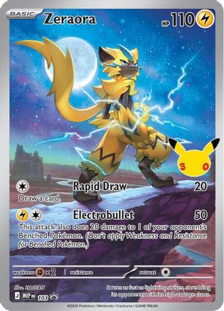 Zeraora (103) - Holofoil [ME Mega Evolution Promo] - Card Brawlers
