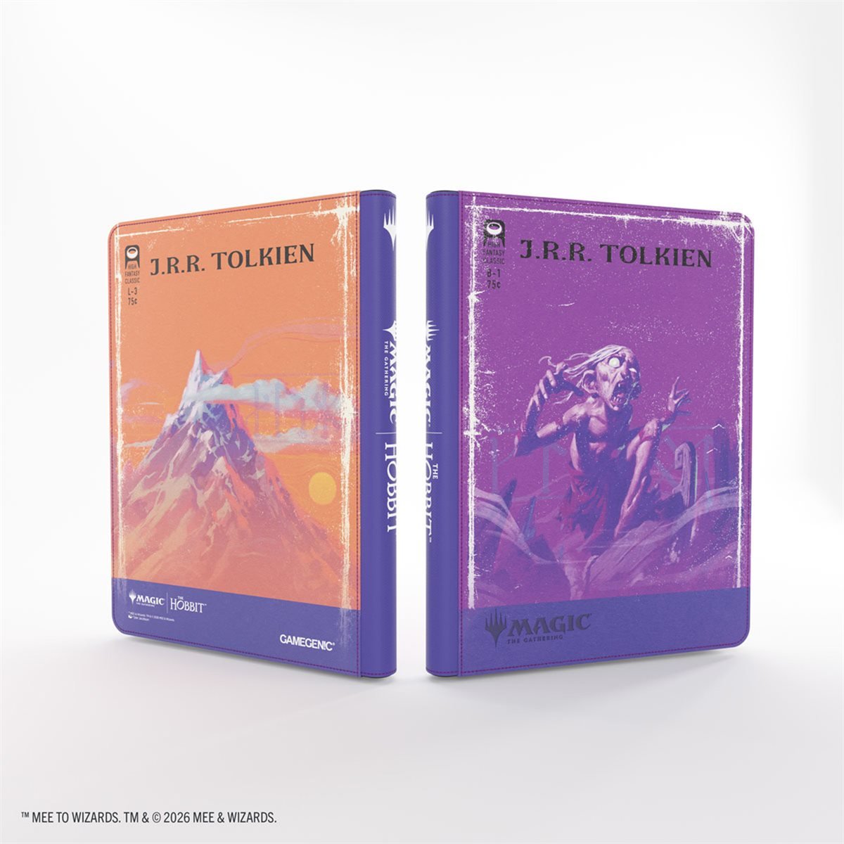 Zip-Up Album 18-Pocket - Magic: The Gathering - The Hobbit: Gollum, Riddle Master / Lonely Mountain - Card Brawlers