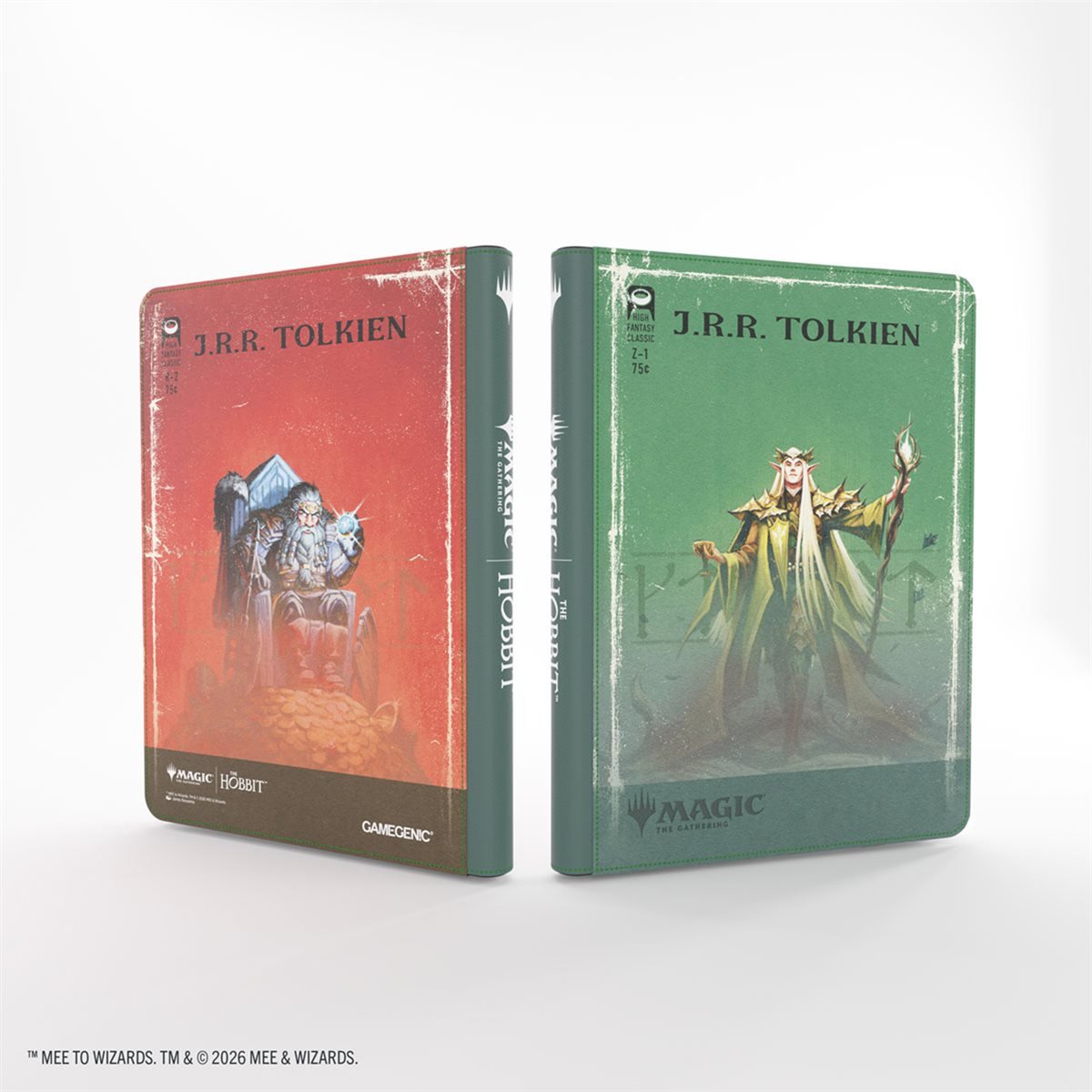 Zip-Up Album 18-Pocket - Magic: The Gathering - The Hobbit: Thranduil, the Elvenking / The Mountain King - Card Brawlers