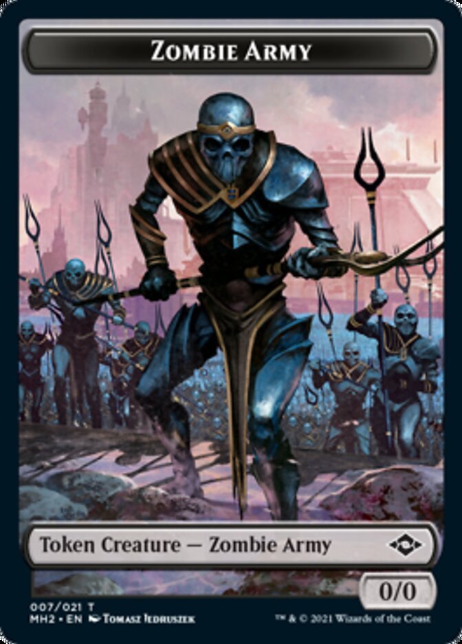 Zombie Army Token [Modern Horizons 2 Tokens] - Card Brawlers