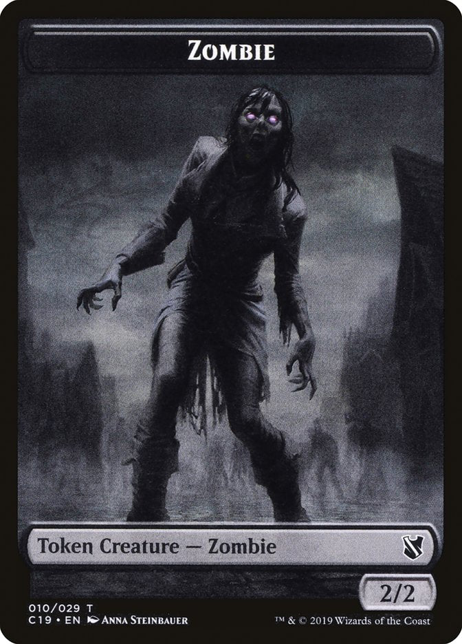 Zombie Token (010/029) [Commander 2019 Tokens] - Card Brawlers