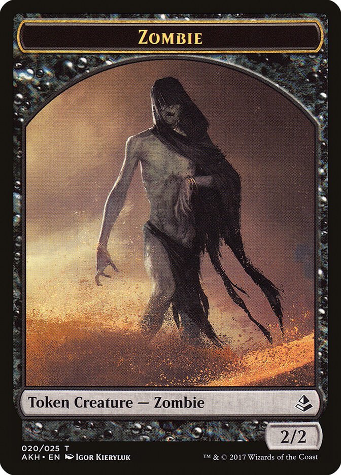 Zombie Token [Amonkhet Tokens] - Card Brawlers