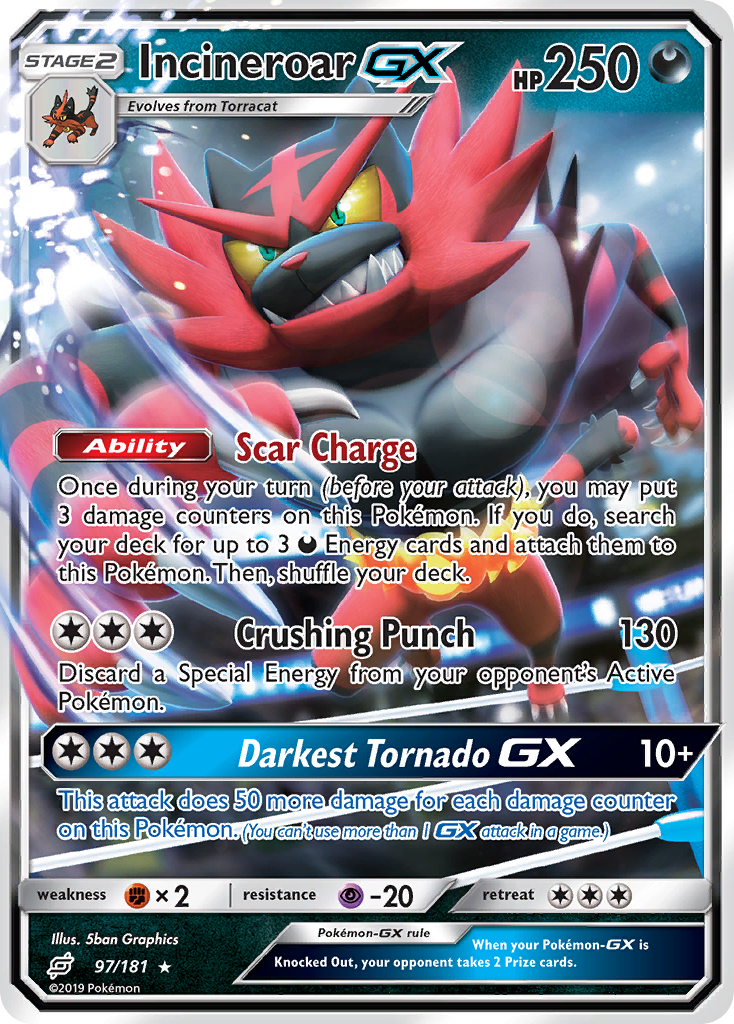 Incineroar GX (97/181) [Sun & Moon: Team Up] - Card Brawlers | Quebec | Canada | Yu-Gi-Oh!