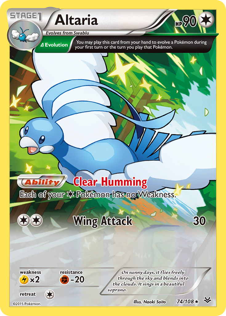 Altaria (74/108) [XY: Roaring Skies] - Card Brawlers | Quebec | Canada | Yu-Gi-Oh!