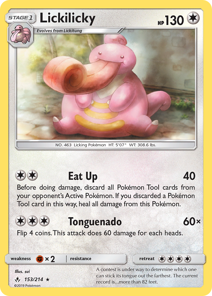 Lickilicky (153/214) [Sun & Moon: Unbroken Bonds] - Card Brawlers | Quebec | Canada | Yu-Gi-Oh!