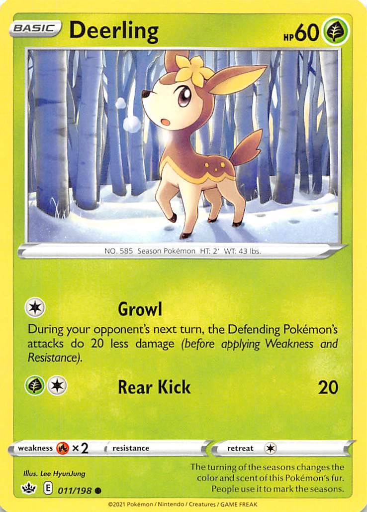 Deerling (011/198) [Sword & Shield: Chilling Reign] - Card Brawlers | Quebec | Canada | Yu-Gi-Oh!