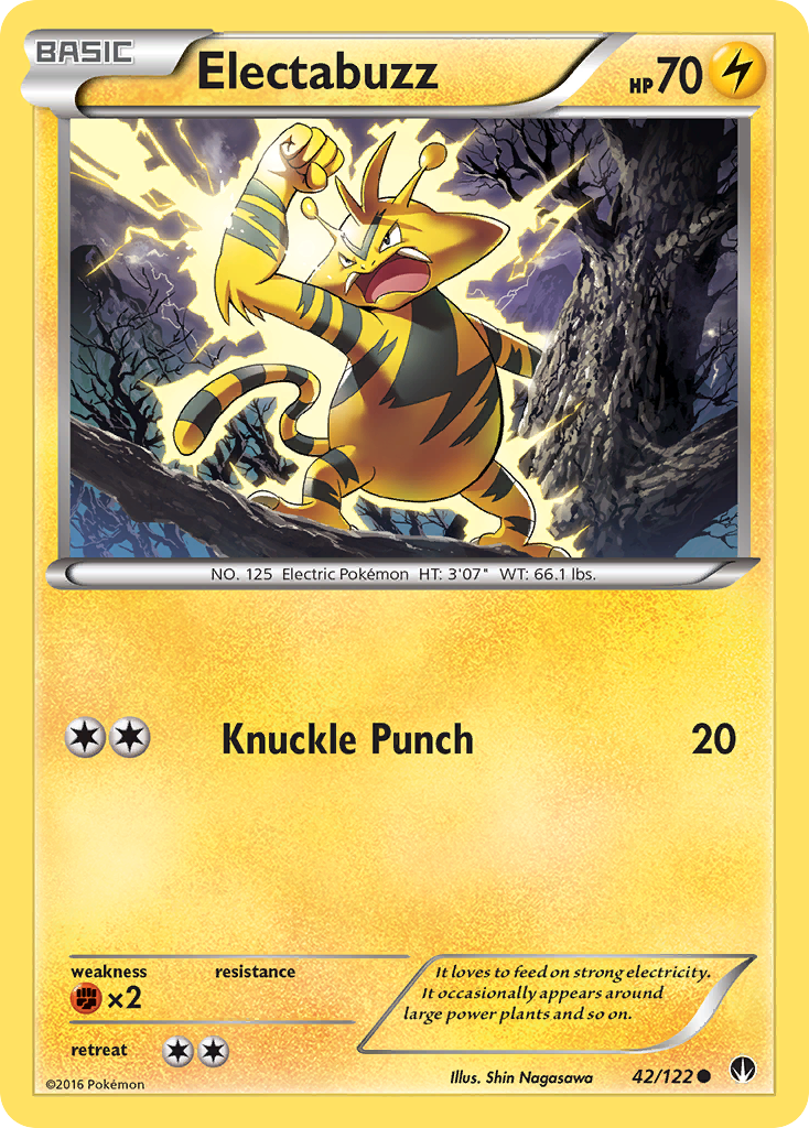 Electabuzz (42/122) [XY: BREAKpoint] - Card Brawlers | Quebec | Canada | Yu-Gi-Oh!