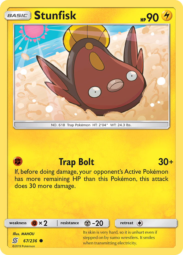 Stunfisk (67/236) [Sun & Moon: Unified Minds] - Card Brawlers | Quebec | Canada | Yu-Gi-Oh!