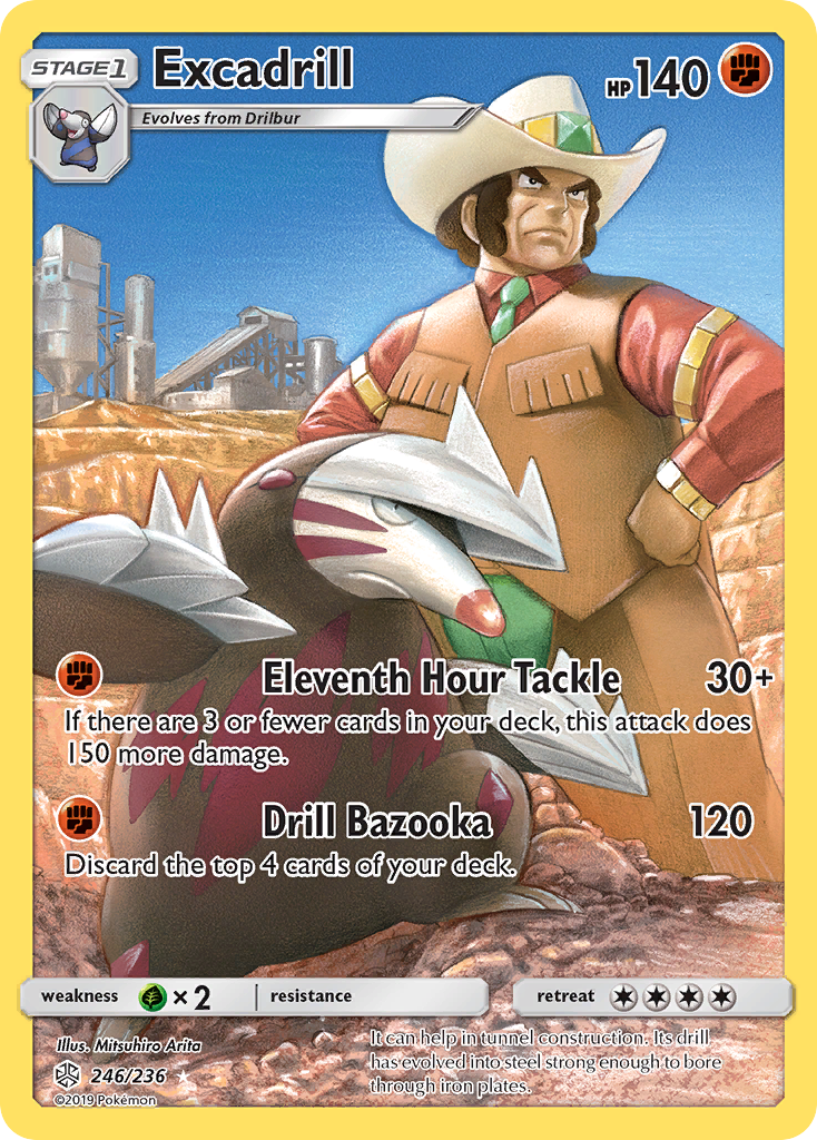 Excadrill (246/236) [Sun & Moon: Cosmic Eclipse] - Card Brawlers | Quebec | Canada | Yu-Gi-Oh!