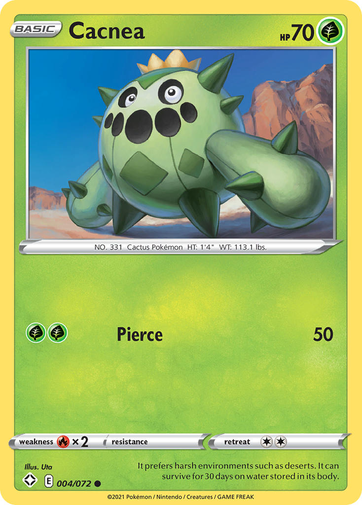 Cacnea (004/072) [Sword & Shield: Shining Fates] - Card Brawlers | Quebec | Canada | Yu-Gi-Oh!