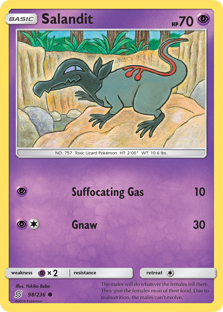 Salandit (98/236) [Sun & Moon: Unified Minds] - Card Brawlers | Quebec | Canada | Yu-Gi-Oh!