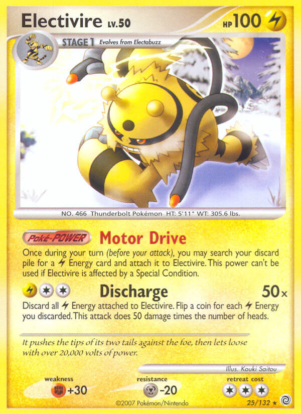 Electivire (25/132) (Theme Deck Exclusive) [Diamond & Pearl: Secret Wonders] - Card Brawlers | Quebec | Canada | Yu-Gi-Oh!