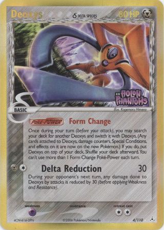 Deoxys (4/110) (Delta Species) (Stamped) [EX: Holon Phantoms] - Card Brawlers | Quebec | Canada | Yu-Gi-Oh!