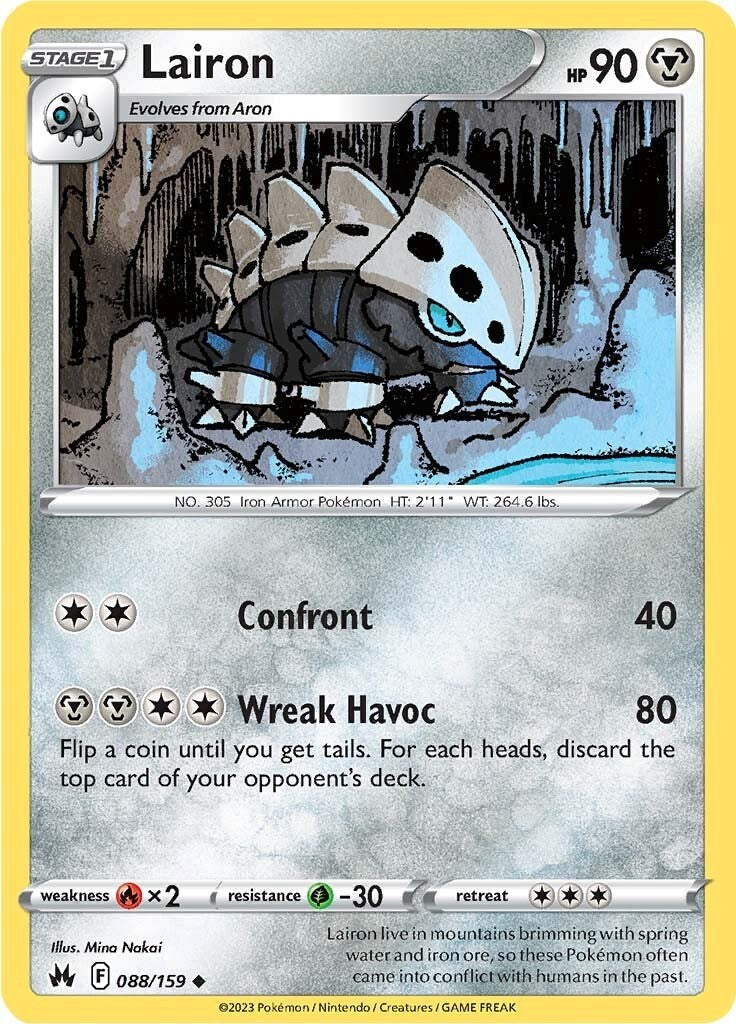 Lairon (088/159) [Sword & Shield: Crown Zenith] - Card Brawlers | Quebec | Canada | Yu-Gi-Oh!