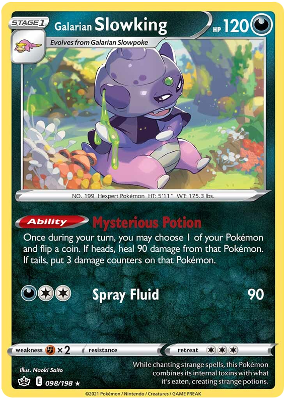 Galarian Slowking (098/198) [Sword & Shield: Chilling Reign] - Card Brawlers | Quebec | Canada | Yu-Gi-Oh!