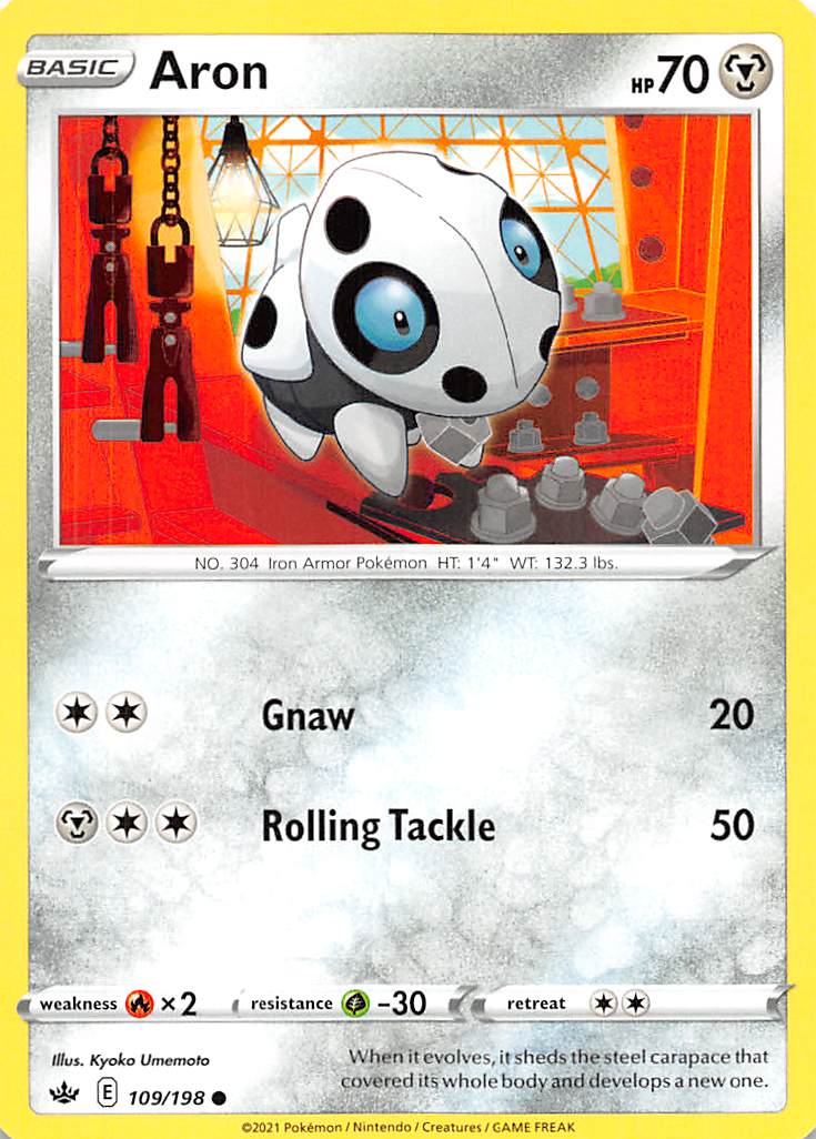 Aron (109/198) [Sword & Shield: Chilling Reign] - Card Brawlers | Quebec | Canada | Yu-Gi-Oh!