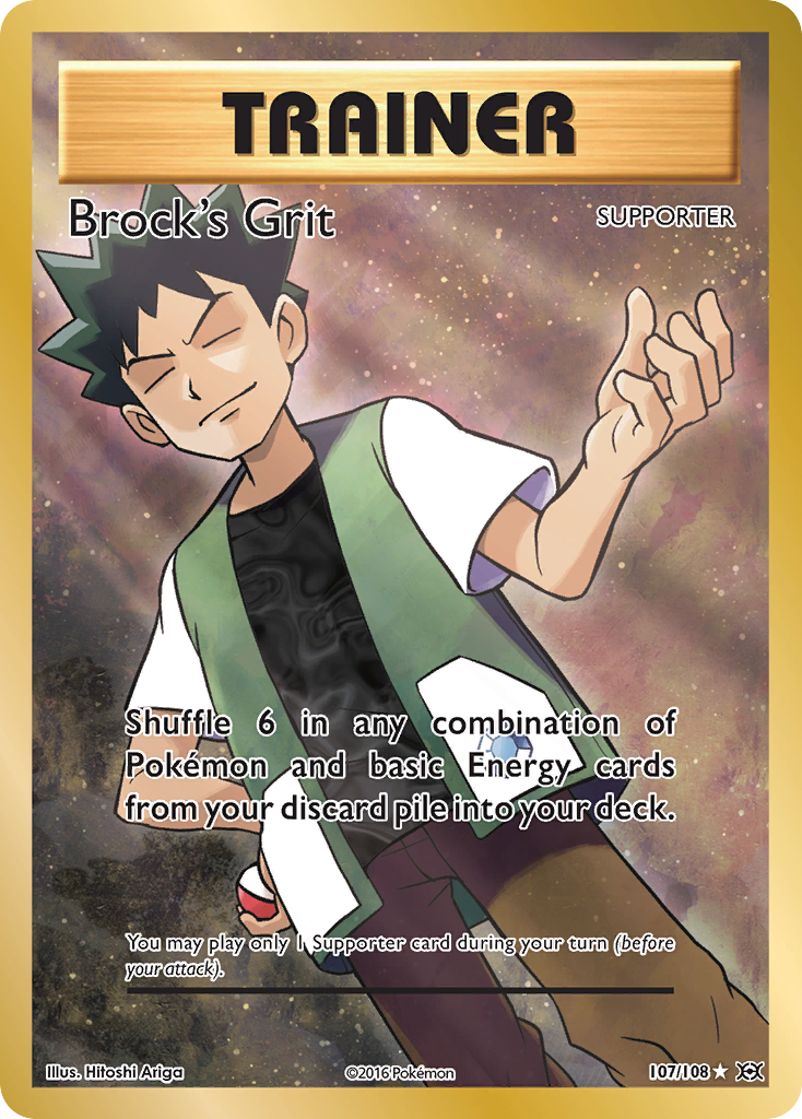 Brock's Grit (107/108) [XY: Evolutions] - Card Brawlers | Quebec | Canada | Yu-Gi-Oh!