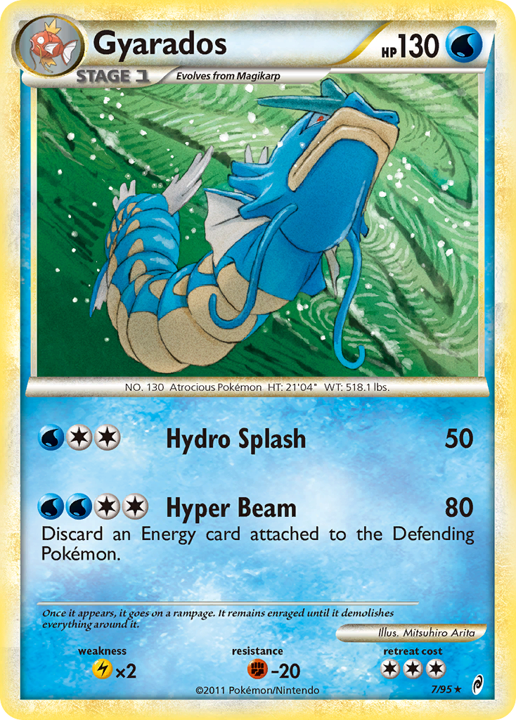 Gyarados (7/95) [HeartGold & SoulSilver: Call of Legends] - Card Brawlers | Quebec | Canada | Yu-Gi-Oh!