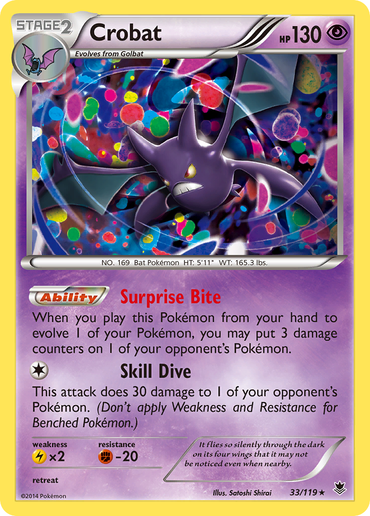 Crobat (33/119) [XY: Phantom Forces] - Card Brawlers | Quebec | Canada | Yu-Gi-Oh!