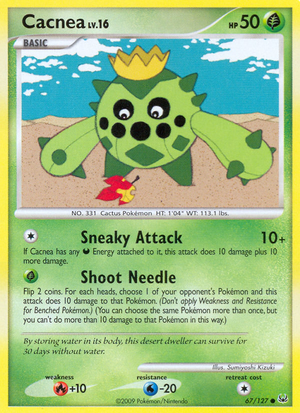 Cacnea (67/127) [Platinum: Base Set] - Card Brawlers | Quebec | Canada | Yu-Gi-Oh!