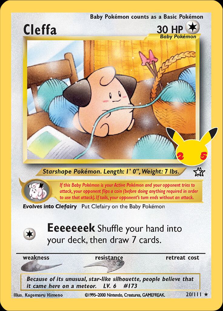 Cleffa (20/111) [Celebrations: 25th Anniversary - Classic Collection] - Card Brawlers | Quebec | Canada | Yu-Gi-Oh!