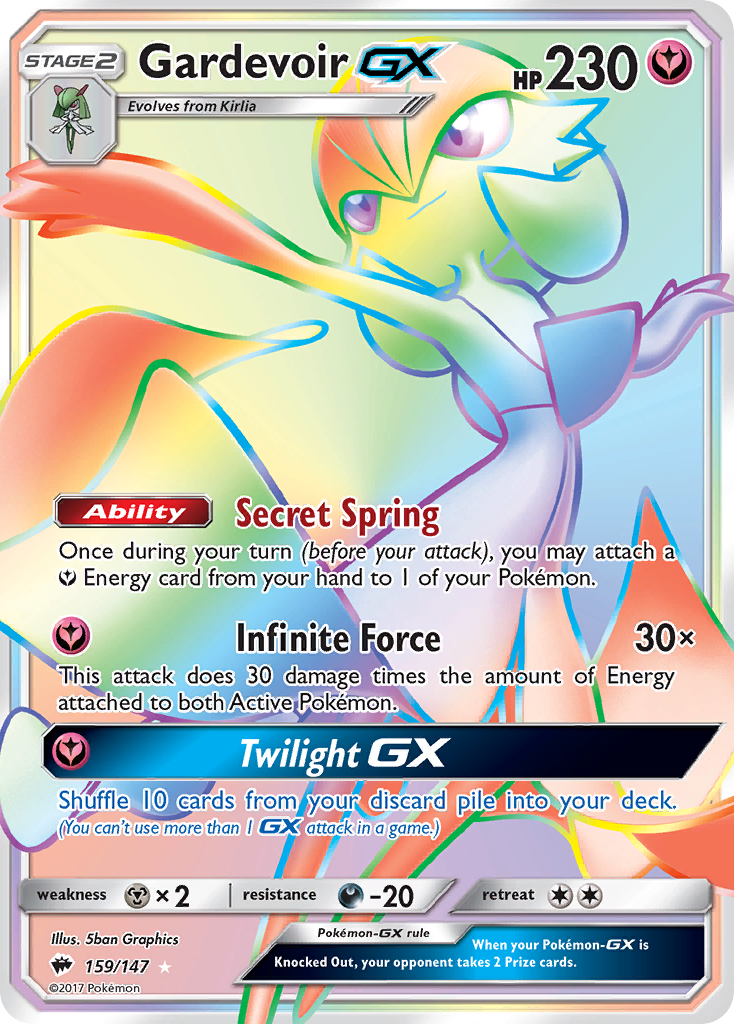 Gardevoir GX (159/147) [Sun & Moon: Burning Shadows] - Card Brawlers | Quebec | Canada | Yu-Gi-Oh!
