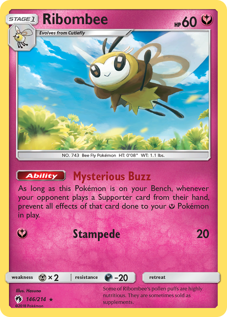 Ribombee (146/214) [Sun & Moon: Lost Thunder] - Card Brawlers | Quebec | Canada | Yu-Gi-Oh!