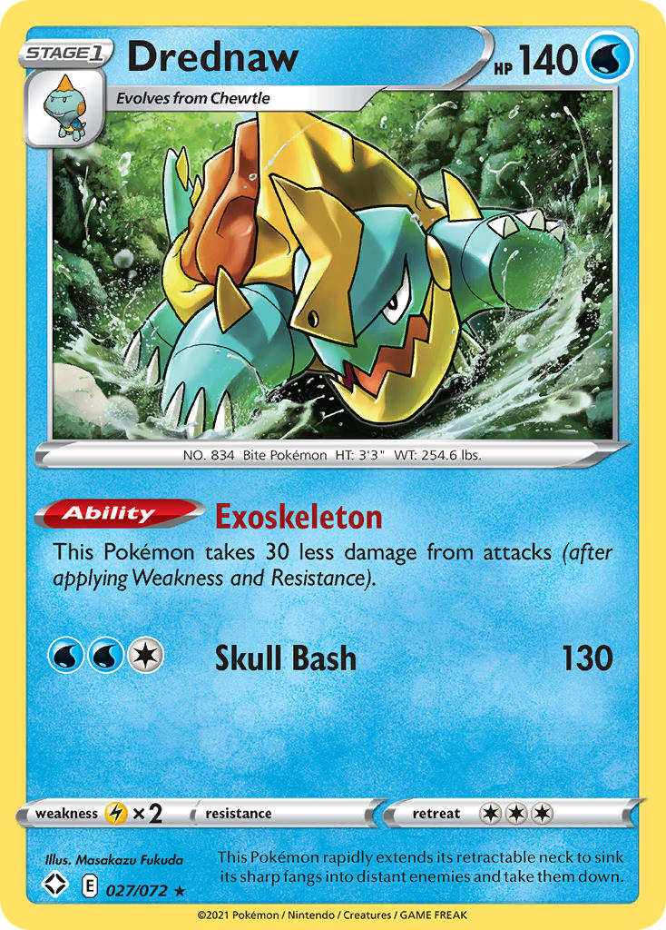 Drednaw (027/072) [Sword & Shield: Shining Fates] - Card Brawlers | Quebec | Canada | Yu-Gi-Oh!