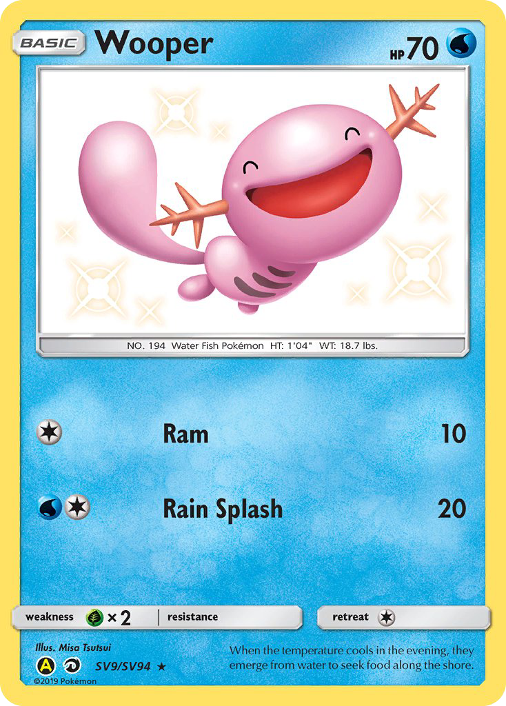 Wooper (SV9/SV94) [Sun & Moon: Hidden Fates - Shiny Vault] - Card Brawlers | Quebec | Canada | Yu-Gi-Oh!