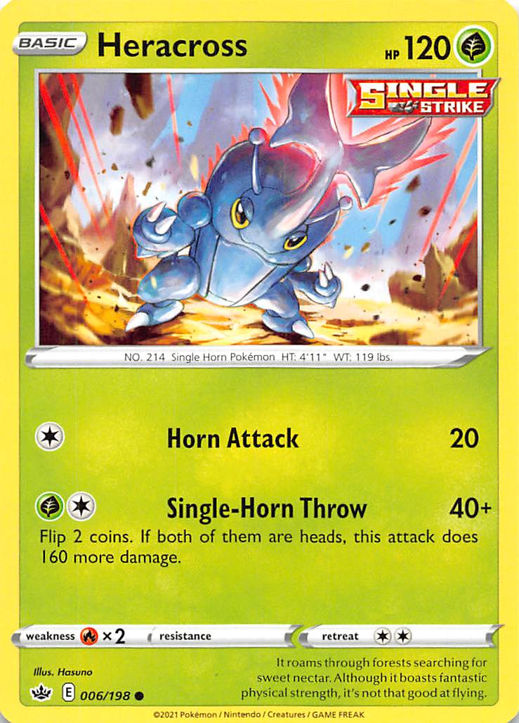 Heracross (006/198) [Sword & Shield: Chilling Reign] - Card Brawlers | Quebec | Canada | Yu-Gi-Oh!