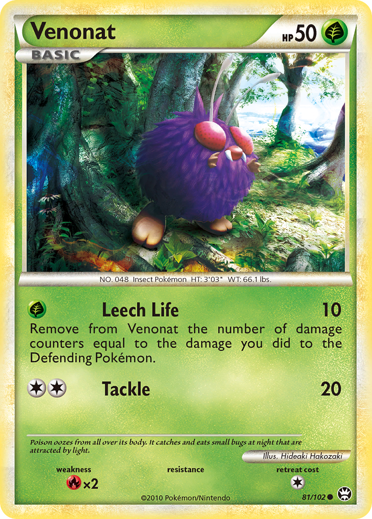 Venonat (81/102) [HeartGold & SoulSilver: Triumphant] - Card Brawlers | Quebec | Canada | Yu-Gi-Oh!