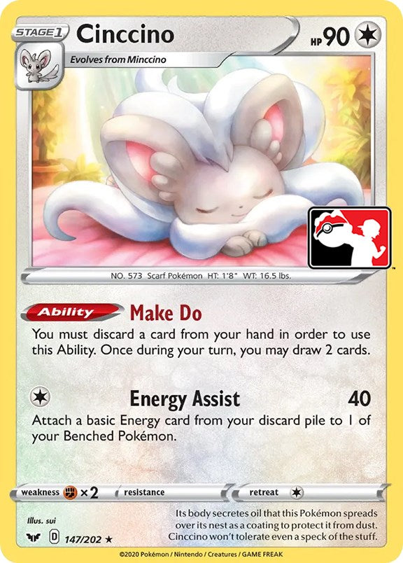 Cinccino (147/202) [Prize Pack Series One] - Card Brawlers | Quebec | Canada | Yu-Gi-Oh!