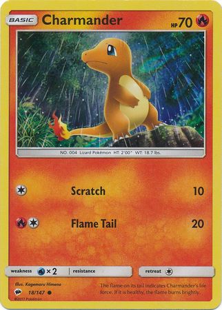 Charmander (18/147) (Premium Collection Promo) [Sun & Moon: Burning Shadows] - Card Brawlers | Quebec | Canada | Yu-Gi-Oh!