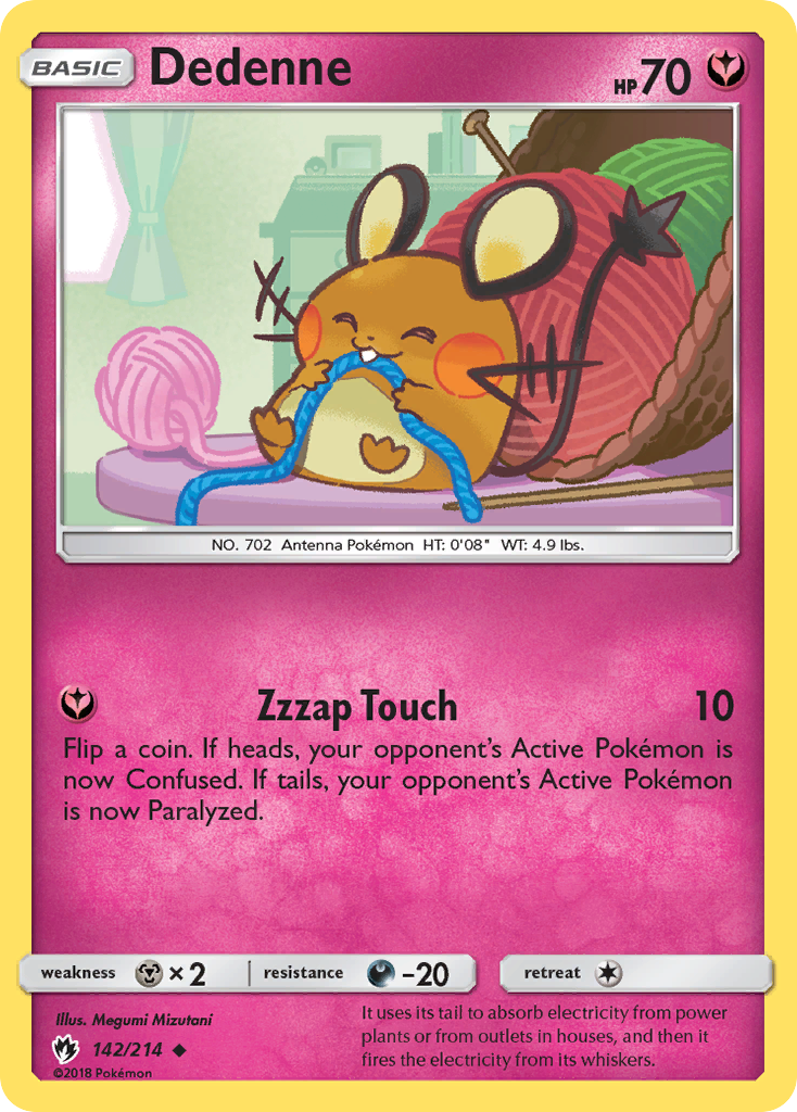 Dedenne (142/214) [Sun & Moon: Lost Thunder] - Card Brawlers | Quebec | Canada | Yu-Gi-Oh!