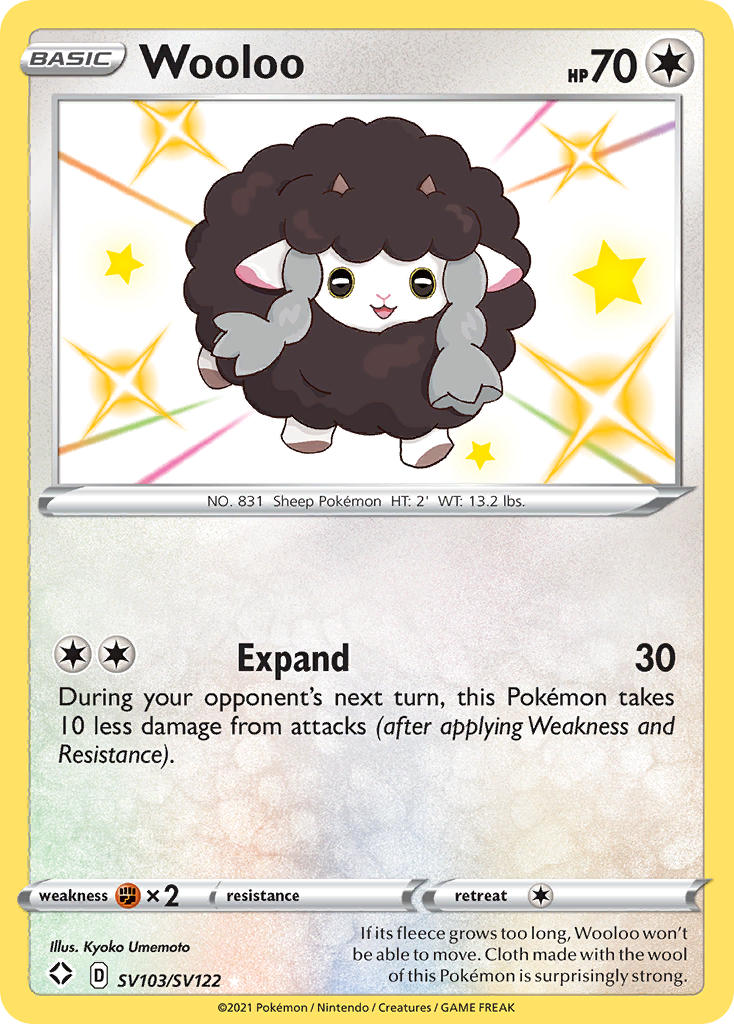 Wooloo (SV103/SV122) [Sword & Shield: Shining Fates] - Card Brawlers | Quebec | Canada | Yu-Gi-Oh!