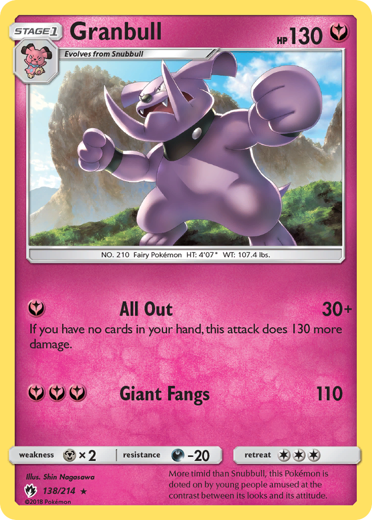 Granbull (138/214) [Sun & Moon: Lost Thunder] - Card Brawlers | Quebec | Canada | Yu-Gi-Oh!