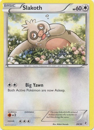 Slakoth (26/30) [XY: Trainer Kit 1 - Bisharp] - Card Brawlers | Quebec | Canada | Yu-Gi-Oh!