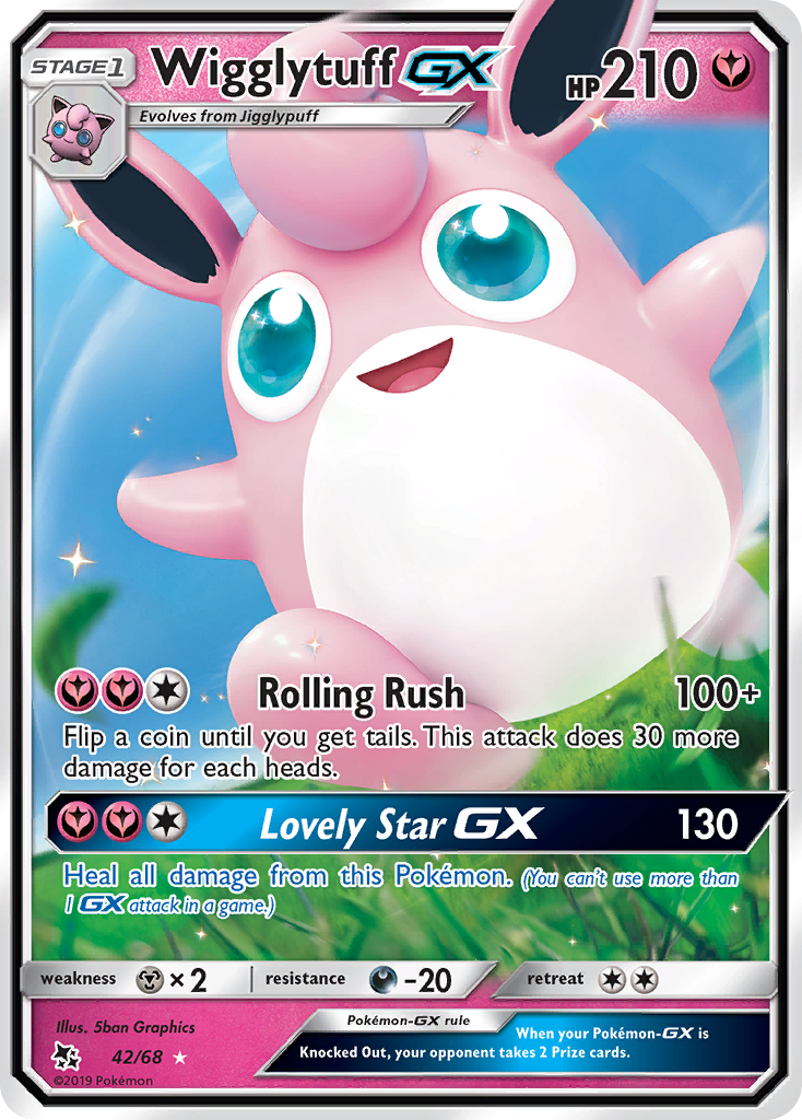 Wigglytuff GX (42/68) [Sun & Moon: Hidden Fates] - Card Brawlers | Quebec | Canada | Yu-Gi-Oh!
