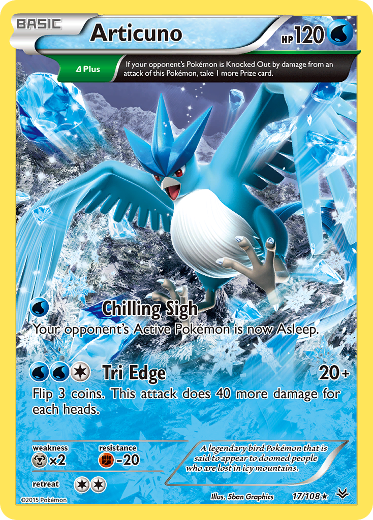 Articuno (17/108) [XY: Roaring Skies] - Card Brawlers | Quebec | Canada | Yu-Gi-Oh!