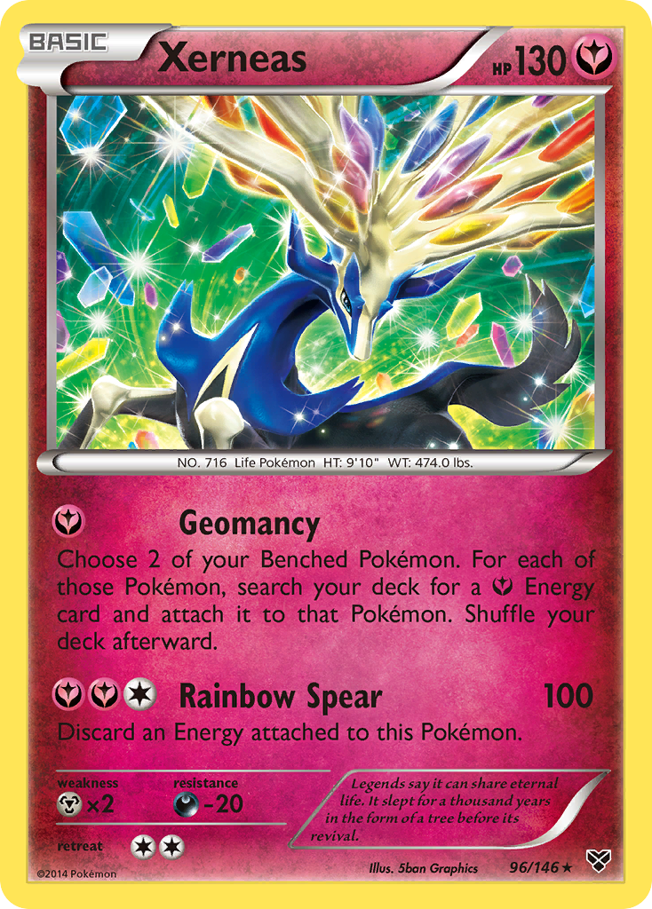Xerneas (96/146) [XY: Base Set] - Card Brawlers | Quebec | Canada | Yu-Gi-Oh!